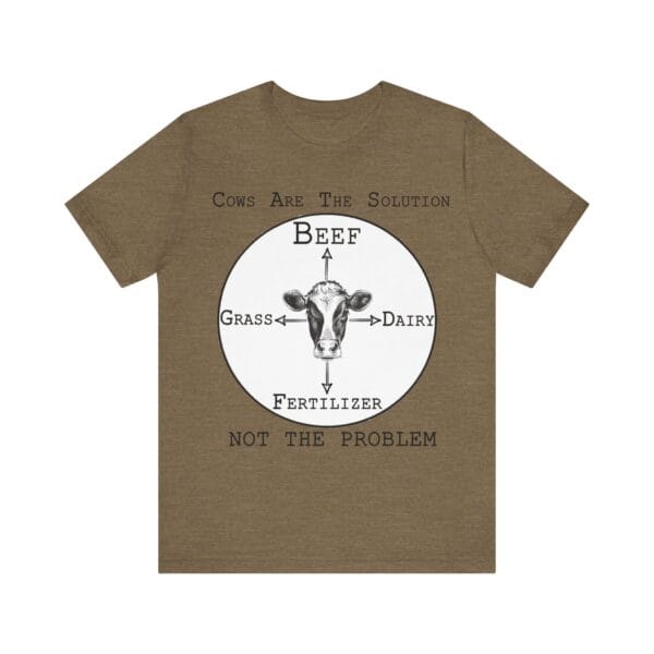 Cows Are The Solution! NOT THE PROBLEM! T-shirt - Image 49
